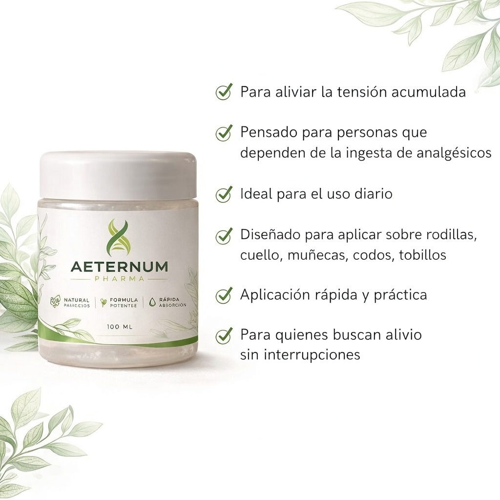 Gel para dolores intensos